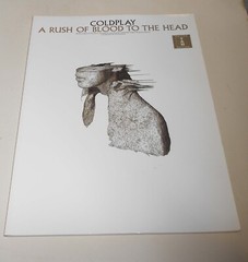 Original Coldplay A Rush of Blood To The Head Songbook 80 Pages