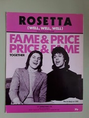 Fame And Price – Rosetta (Well, Well, Well) – Sheet Music