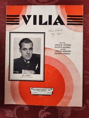 RARE Sheet Music Vilia Art Jarrett Merry Widow Franz Lehar Nick Manoloff Arr