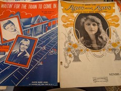 Lot of 10 antique vintage sheet music folios – different songs 1920s-1950s Lot 4