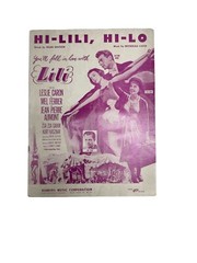 LILI 1952 Hi-Lili Hi-Lo starring LESLIE CARON & Mel Ferrer Vintage Sheet Music