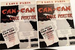 Cole Porter CAN-CAN Sheet Music Lot 6 Pieces 1953 Broadway + 1960 Film Sinatra