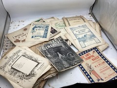 Large Archaic Antique Sheet Music / Book Lot (Unsorted)