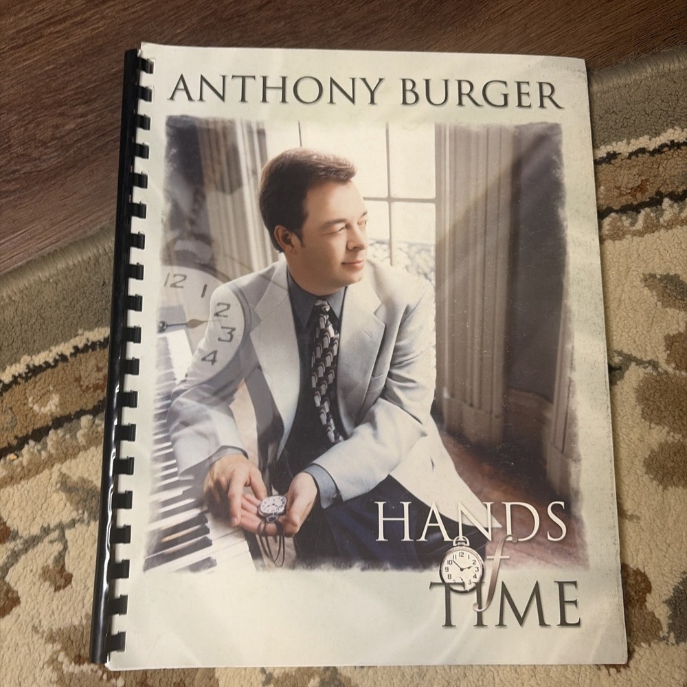 Anthony Burger Hands of Time Gospel Sacred Piano Solo Rare