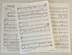 Come and Sing the Christmas Story Allen Pote SATB Chorus Piano Sheet Music Hope