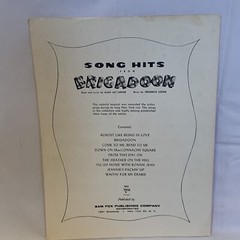 Musical Showtunes Vintage Sheet Music Lot Of 5 Play Songs Piano Music