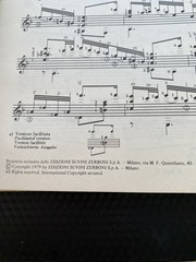 Vtg Reverie Notturno per chitarra op 19 Giulio Regondi Classical Guitar Score