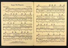 1935 Begin The Beguine English Spanish Jubilee Porter Piano Vocal Sheet Music