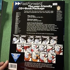 Fast Forward Guitar Tab Book Lot Of 4 Acoustic Blues Lead Guitar W/ CD’s New!