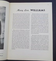 Mary Lou Williams~BarrelHouse, Boogie Woogie & Blues Piano Solos Music Book 1941