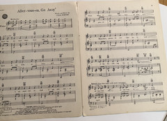 Cole Porter CAN-CAN Sheet Music Lot 6 Pieces 1953 Broadway + 1960 Film Sinatra