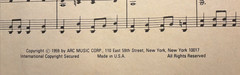 Vintage Chuck Berry « MEMPHIS TENNESSEE » 1959 Sheet Music – Hard to Find