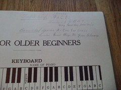 Book for Older Beginners An Instruction Book for Piano 1926 by John M. Williams