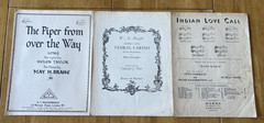 Mixed Lot of 51 Vintage Piano Solo Pieces. Mixed Genre. See all the photos.