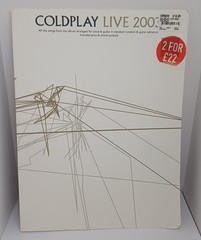 Coldplay Live 2003 Songs Arranged For Voice, Includes Lyrics & Chord Symbols