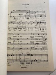 BRAHMS opus 45 – Requiem- Schirmer vocal score sheet music book 📕 PLUS 1 ab4