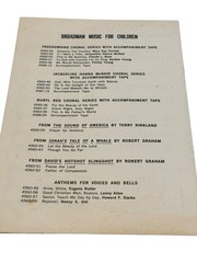 VTG 1978 “I Can See God” Marian Chaplin Broadman Press Choir Sheet Music