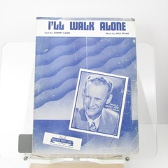 I&rsquo;ll Walk Alone Sheet Music Sammy Kaye Dinah Shore P/V/G 1944 Mayfair Piano