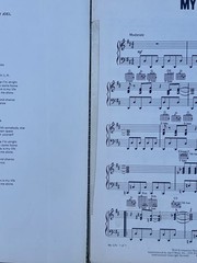 My Life Sheet Music Billy Joel Pop Easy Listening Hit Song 1978 Piano Guitar