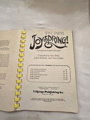 Lillenas JoySpring! Contemporary Songs Songbook Piano Choir Religious