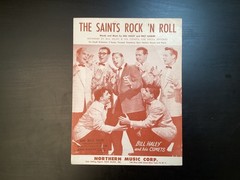 1956 Bill Haley Comet Sheet Music Saints Rock N&rsquo; Roll, See you Later Alligator