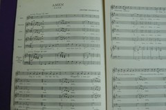 AMEN,Bourne Co.1957 Jester Hairston,SATB sheet music SATB Classic
