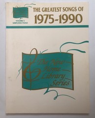 The New Home Library Series Vol 5 The Greatest Songs Of 1975-1990 Piano Vocal