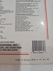 Mel Bay&rsquo;s Guitar Chords 1990 Learning Instructions On Chords Music Book 48 Pg