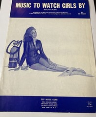 Music To Watch Girls By Sid Ramin Piano Solo 1967 Sheet Music Bob Crewe