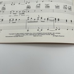 Jack Wagner – All I Need (Sheet Music, Piano Vocal Guitar, 1984, Columbia)
