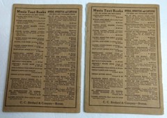 Vtg TWICE 55 COMMUNITY SONGS CC Birchard & Co. 1919 PB Lot of 2