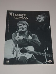 GLEN CAMPBELL RHINESTONE COWBOY SHEET MUSIC 2401RSMT 1974 20TH CENTURY FOX RARE