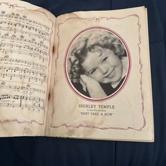 Sing With Shirley Temple Song Album Book 20th Century Fox Pictures 1935-DAMAGED