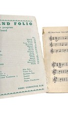 VTG 1940 Top Flight Band Folio Baritone Saxophone Music Book Rubank