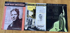 Mixed Lot of 80+ Vintage 1920&rsquo;s-1930&rsquo;s Piano Vocal Sheet Music. Folk, Pop, Etc.