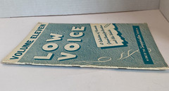 Vintage 1962 Singspiration Vol. 11 Low Voice Gospel Hymns Music Book Religious