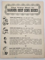 Beauty Shop Memories Sheet Music, Hugo Frey, For Female Voices, 25 hits 1951