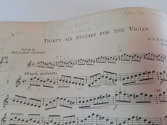 6 Pc Lot 1900s Violin Sheet Music & Books Piano Accompaniment Famous Composers