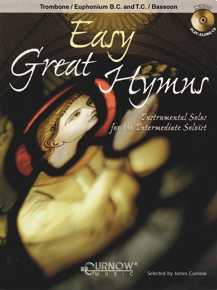 Easy Great Hymns Trombone Bassoon Christian Sheet Music Play-Along Song Book CD
