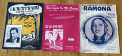 Mixed Lot of 80+ Vintage 1920&rsquo;s-1930&rsquo;s Piano Vocal Sheet Music. Folk, Pop, Etc.
