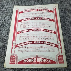 Believe Me If All Those Endearing Young CharMS Sheet Music P/V/G Morris