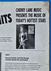 Richard Marx Hold On To The Nights Piano Vocal Guitar 1987 Sheet Music US SELLER