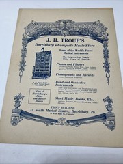 RARE Antique Dear Old Harrisburg Pennsylvania Sheet Music Book 1924 Original PA