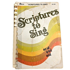 Scriptures To Sing New Old Lillenas Christian Spiral Songbook 1977 Music Vtg