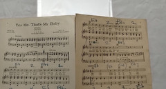 Yes Sir! That&rsquo;s My Baby by Irving Berlin INC 1925 Vintage Antique Sheet Music