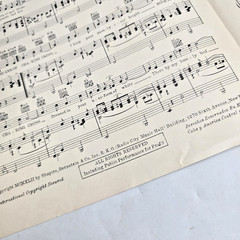 Rose Ann of Charing Cross Sheet Music 1942 Piano Lyrics Chords Goell Wayne Vtg