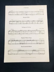 1961 HOLIDAY IN SPAIN by William L Gillock Piano Solo Sheet Music