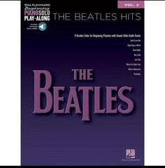 The Beatles Hits Beginning Piano Solo Play-Along Vol 2 Music Book Online Audio