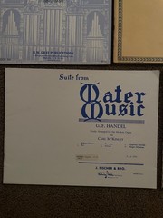 Lot of 5 Classical Organ Music songbooks: Handel, Bach, Dupre, Widor, Vierne