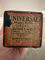 QRS Word Player Piano Roll 657 The Rose of No Man&rsquo;s Land unmatched TX